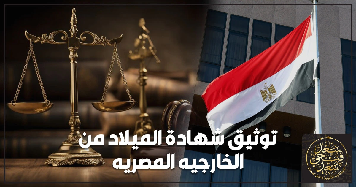 توثيق شهادة الميلاد من الخارجيه المصريه توثيق شهادة الميلاد من الخارجية المصرية بختم رسمي واضح على المستند لإتمام إجراءات السفر والتقديم للسفارات داخل مصر.