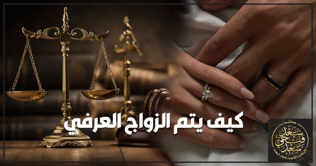 كيف يتم الزواج العرفي