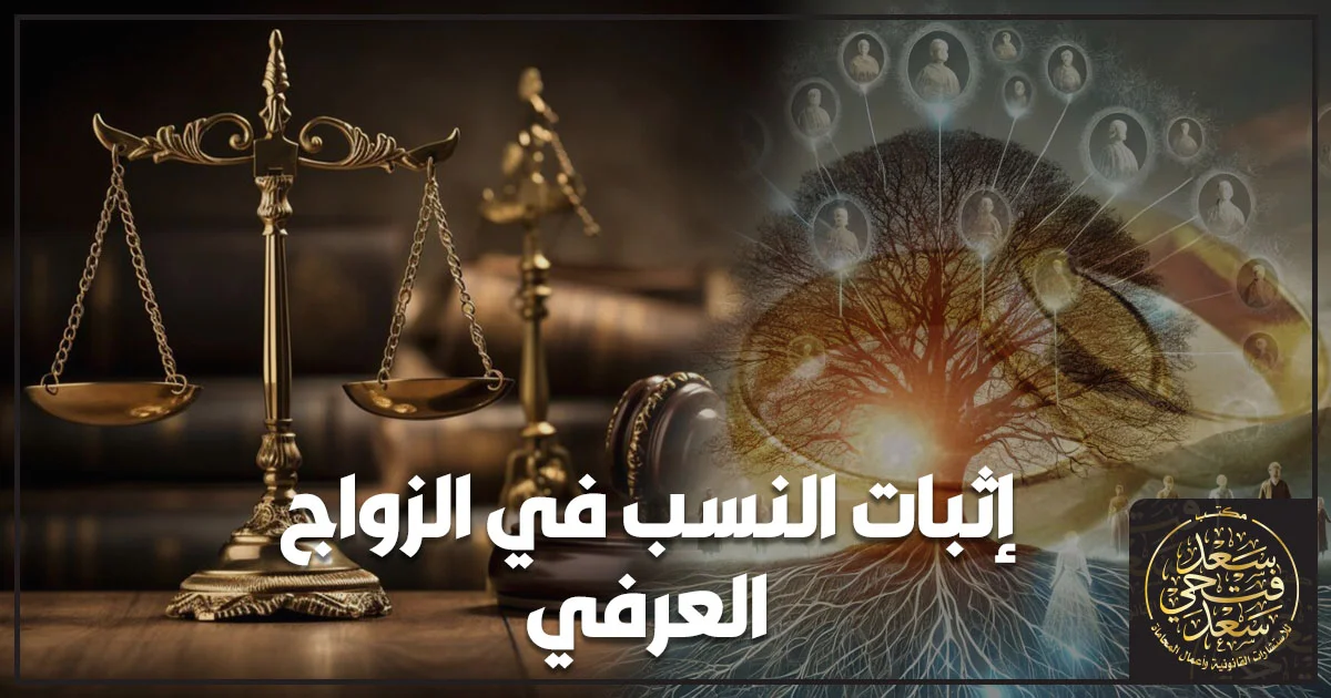 إثبات النسب في الزواج العرفي وحماية حق الطفل في الاسم والنفقة والرعاية أمام محكمة الأسرة.
