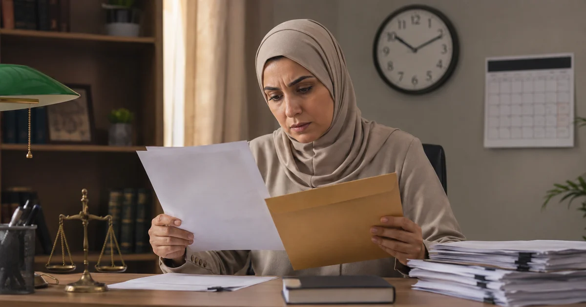 زوجة تراجع إنذار الطاعة والأوراق القانونية للتحقق من ميعاد الإعتراض وأسباب عدم