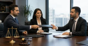 تسليم مستندات شركة التضامن إلى المدير الجديد بعد اعتماد تغيير الإدارة