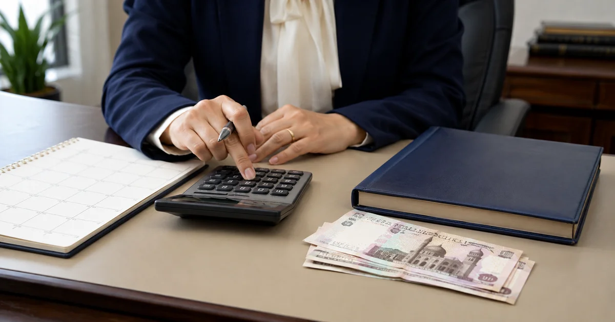 مراجعة مستندات دعوى حبس متجمد النفقة مع محامية وميزان العدالة.