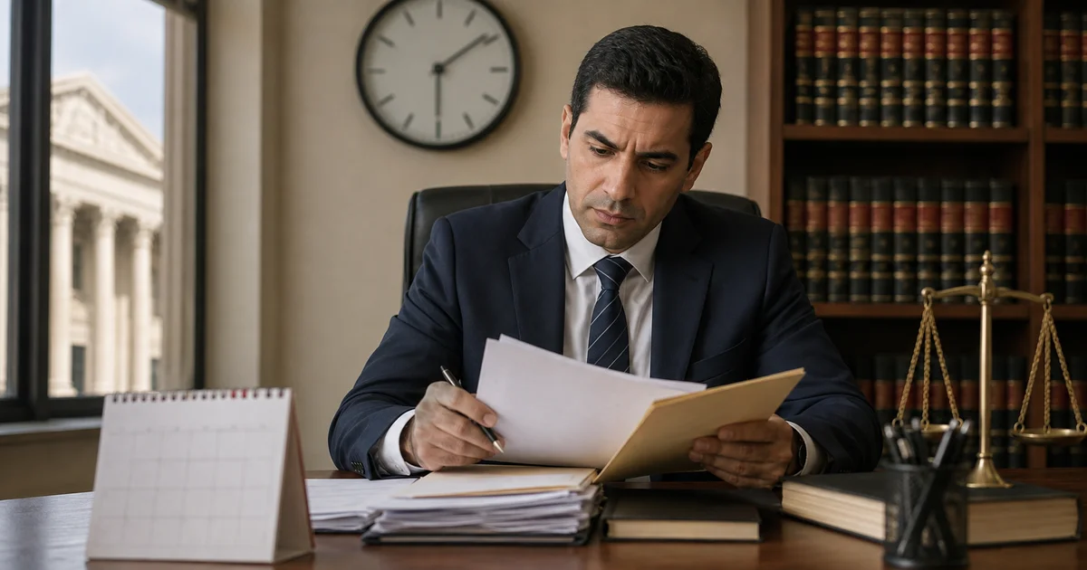 محامٍ يراجع أوامر الحبس لتحديد أثر عدم تجديد الحبس الاحتياطي في الميعاد