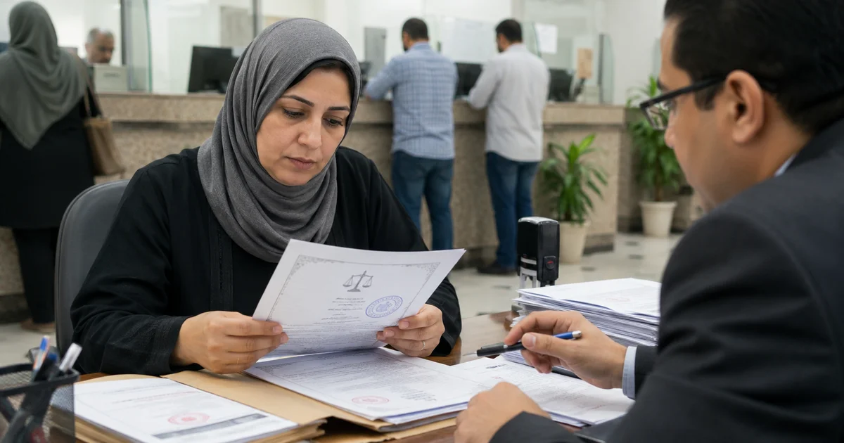 سيدة تراجع أوراق تنفيذ حكم النفقة عن طريق بنك ناصر والمستندات المطلوبة للتقديم