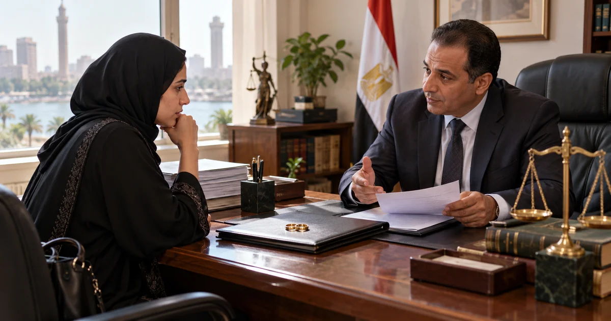 مراجعة عقد الزواج العرفي والمستندات مع محامٍ لإثبات العلاقة وحماية حقوق الزوجة.