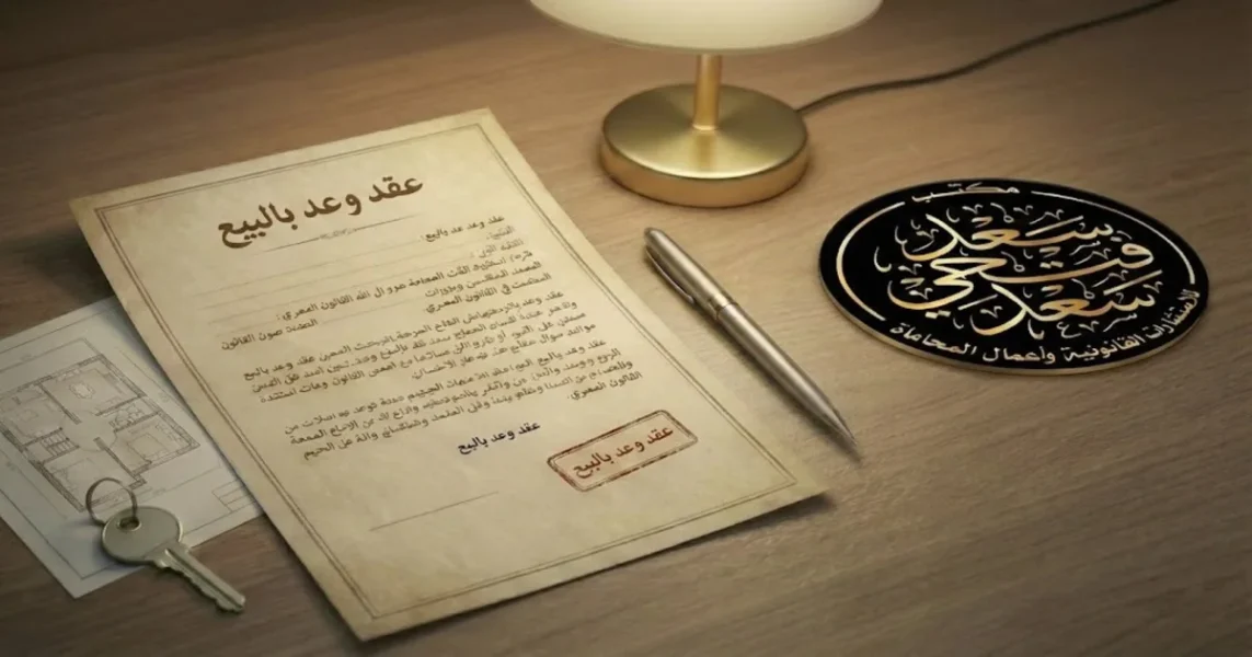 عقد وعد بالبيع في القانون المصري شرح قانوني مبسط لأهم الشروط والأثر القانوني