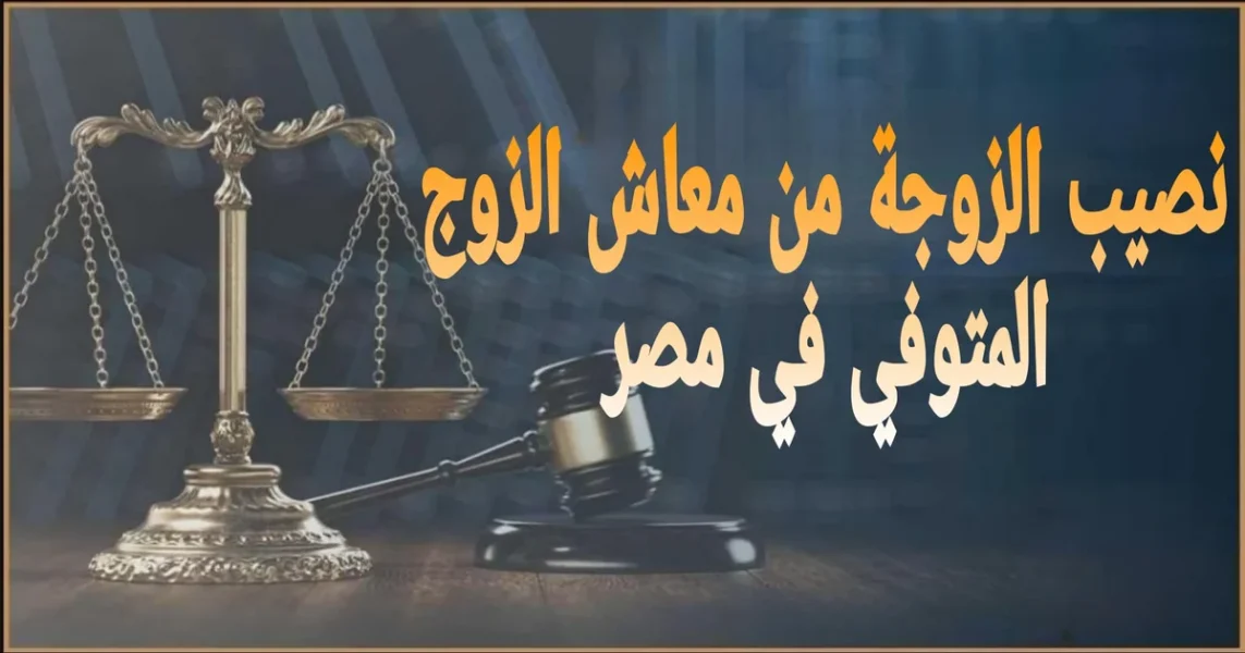 نصيب الزوجة من معاش الزوج المتوفي في مصر النسبة والشروط والأوراق والخطوات كاملة