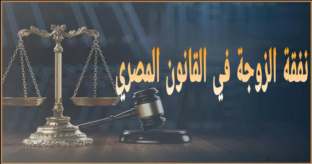 نفقة الزوجة في القانون المصري الشروط والخطوات وأسباب السقوط وكيف تنفذ الحكم