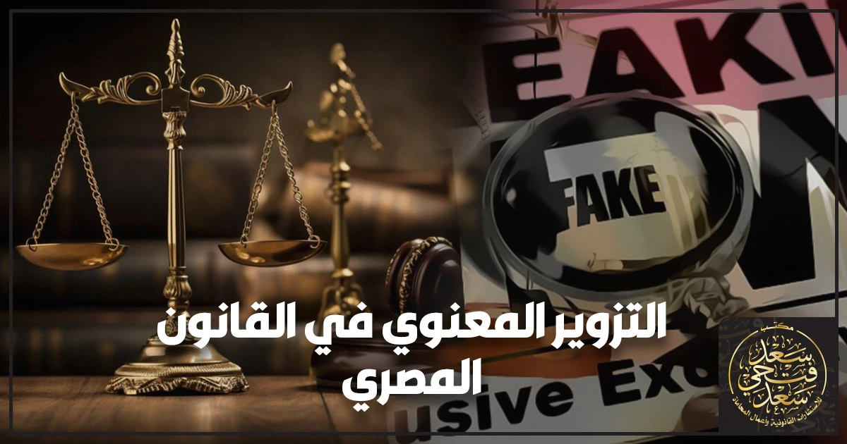 التزوير المعنوي في المحررات الرسمية في مصر شرح المفهوم وأركان الجريمة والعقوبة وكيف يثبت تغيير الحقيقة