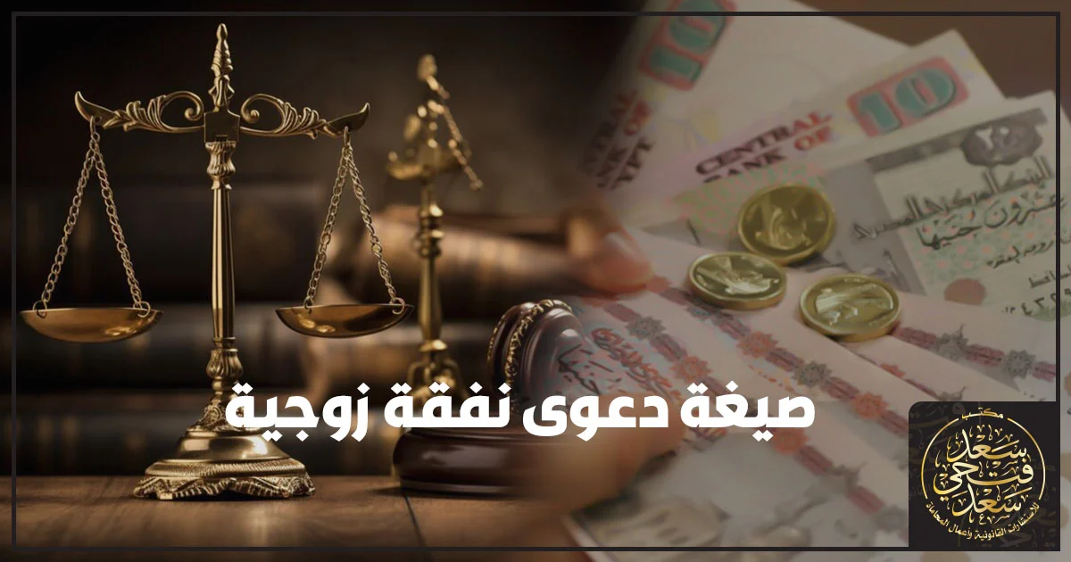 صيغة دعوى نفقة زوجية في مصر مع توضيح الأوراق المطلوبة وخطوات رفع الدعوى أمام محكمة الأسرة.