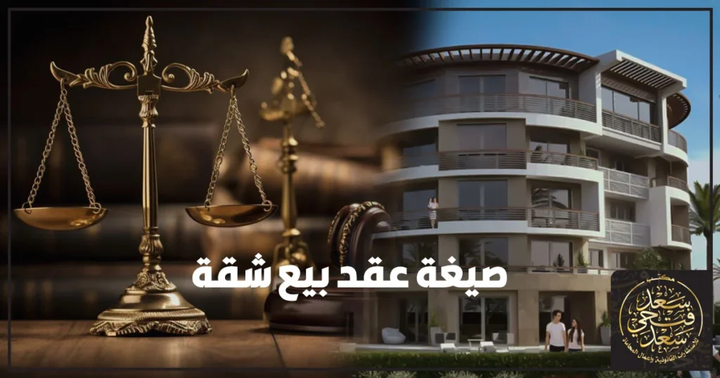 صيغة عقد بيع شقة نهائي في مصر توضح البنود الأساسية لحماية المشتري قبل التوقيع والتسجيل.