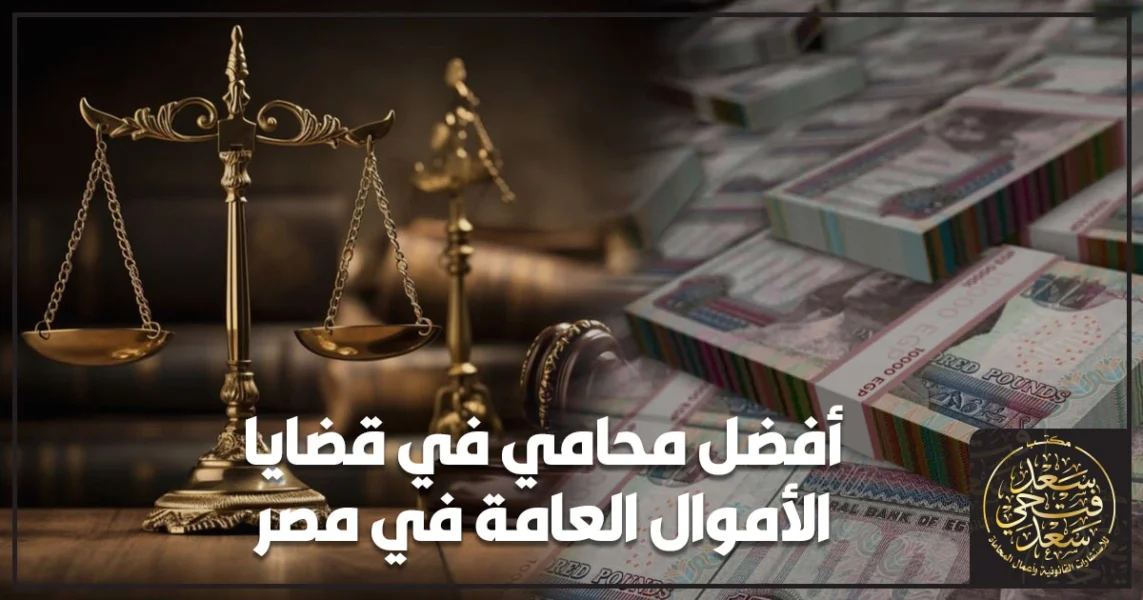 أفضل محامي في قضايا الأموال العامة في مصر يراجع ملف القضية وأوراق التحقيق والتحريات وتقارير اللجان داخل مكتب محاماة متخصص في القانون المصري.