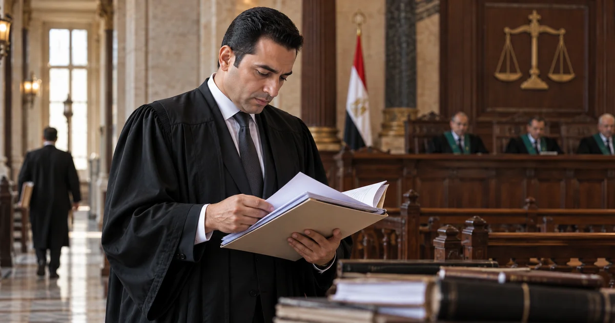 محامي نقض جنائي يراجع الحكم وأسباب الطعن ومحاضر الجلسات