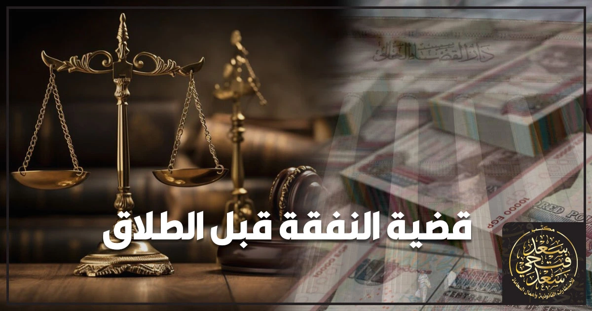 قضية النفقة قبل الطلاق في محكمة الأسرة متى يحق للزوجة رفعها وما المستندات المطلوبة