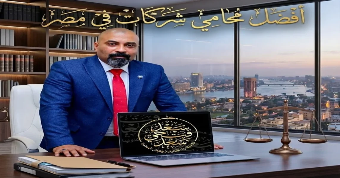 أفضل محامي شركات في مصر يقدم استشارات قانونية متخصصة في تأسيس الشركات وصياغة العقود وحل نزاعات الشركاء وتمثيل الشركات أمام المحاكم.