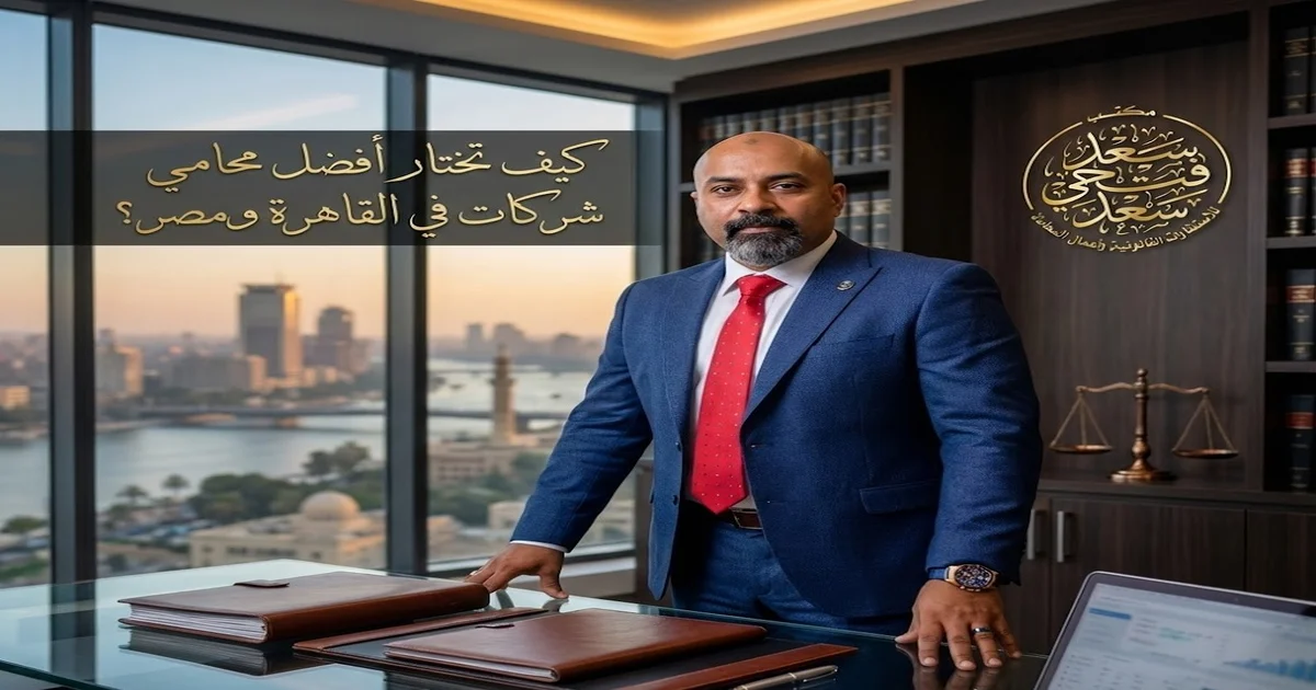 صورة للمحامي سعد فتحي سعد محام بالنقض والإدارية العليا المتخصص في قضايا الشركات في مصر وتأسيس الشركات والتمثيل القانوني أمام المحاكم.