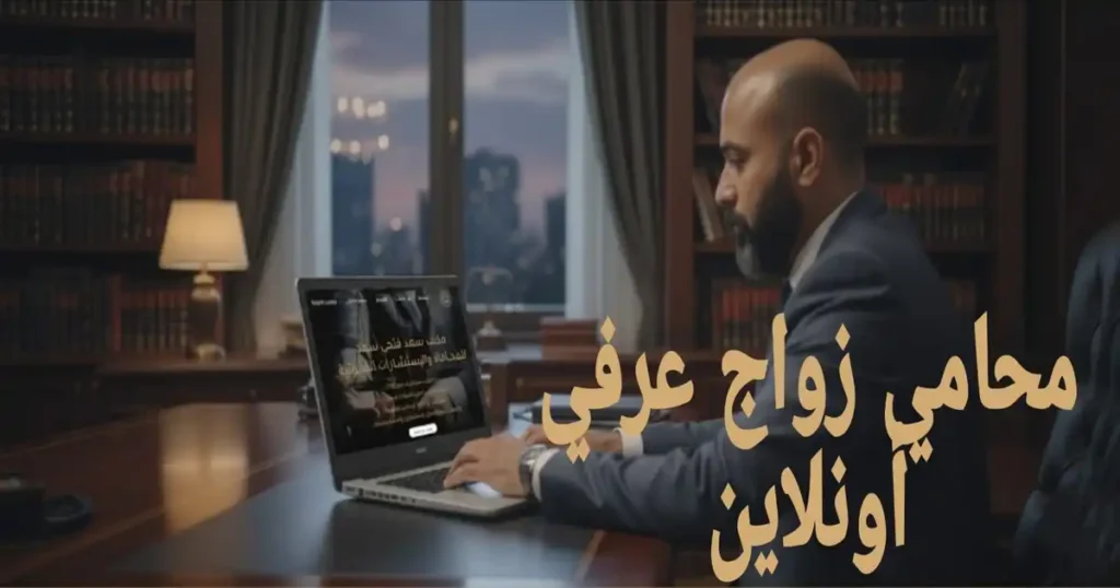 محامى زواج عرفى اون لاين: الحل السريع والآمن لإثبات زواجك وحماية حقوقك من منزلك.