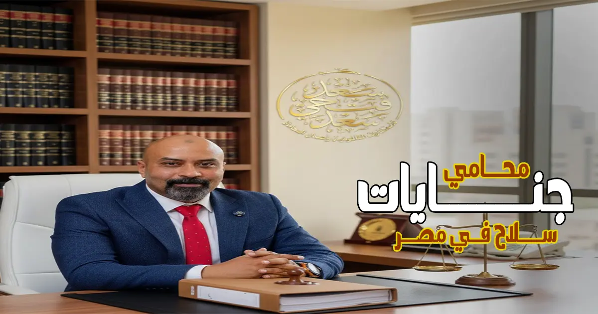 صورة قانونية تعبر عن قضايا السلاح في مصر وتوضح أهمية الاستعانة بـ محامي جنايات سلاح لفحص الاتهام وبناء الدفاع أمام النيابة والمحكمة