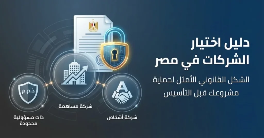 أنواع الشركات في مصر والفرق بينها بين شركة التضامن والتوصية البسيطة وذات المسؤولية المحدودة وشركات المساهمة