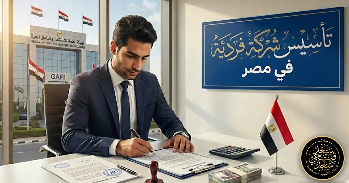 تأسيس شركة فردية في مصر واختيار الشكل القانوني الصحيح بين منشأة فردية وشركة الشخص الواحد قبل التسجيل الرسمي