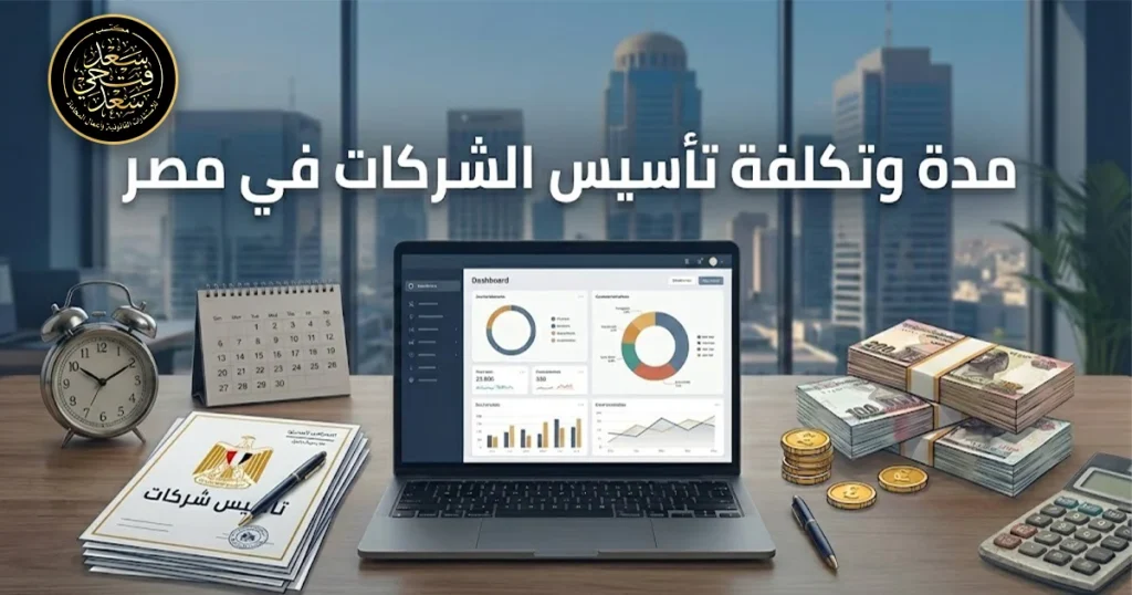 مدة وتكلفة تأسيس الشركات في مصر دليل مبسط يوضح المدة المتوقعة والرسوم الرسمية والمصاريف الإدارية وخطوات التأسيس لتجنب التأخير