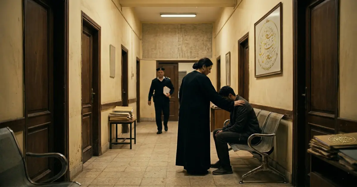 مشهد قلق الأهل ومراجعة الأوراق بعد سماع ابني اتقبض عليه مخدرات.