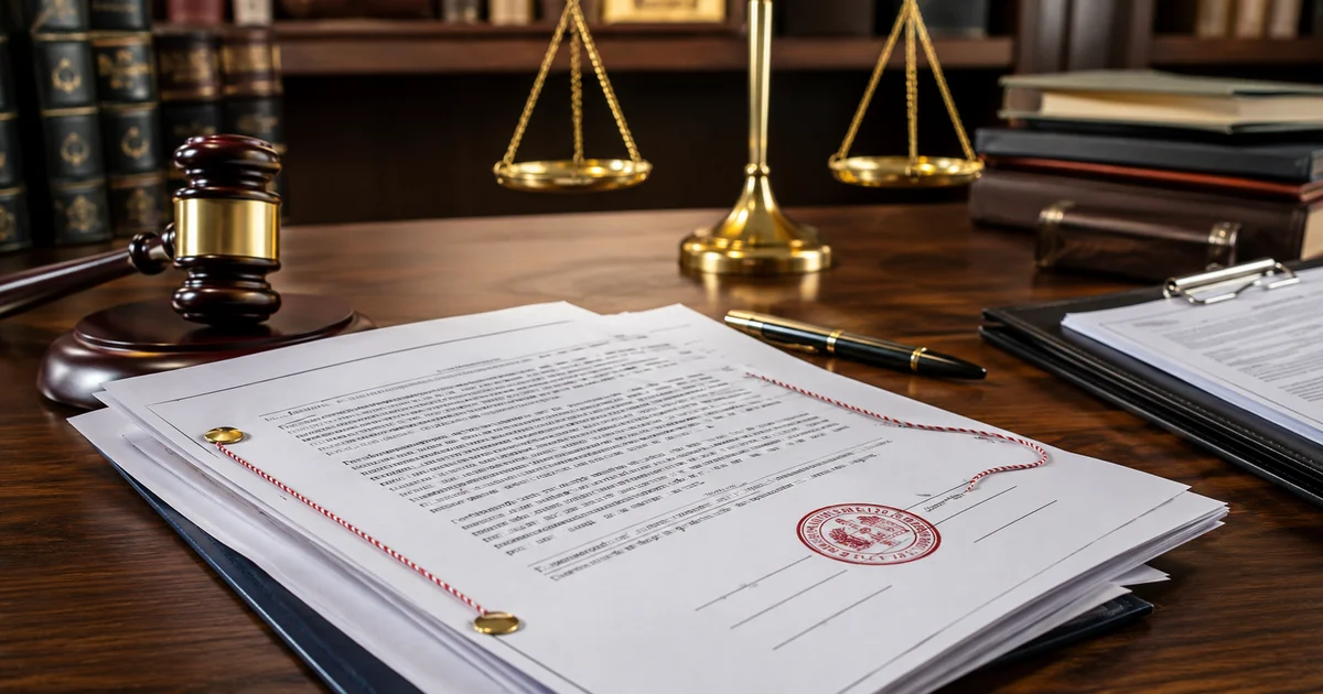 محام يشرح إجراءات تنفيذ حكم على مدين ممتنع داخل مكتب قانوني أمام موكل يبحث عن استرداد حقه.