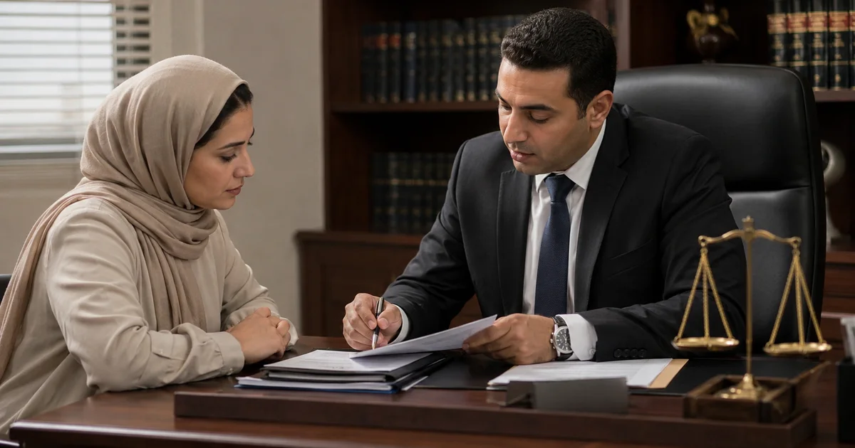 محامٍ يشرح للزوجة مستندات إثبات دخل الزوج والتحريات في دعوى النفقة