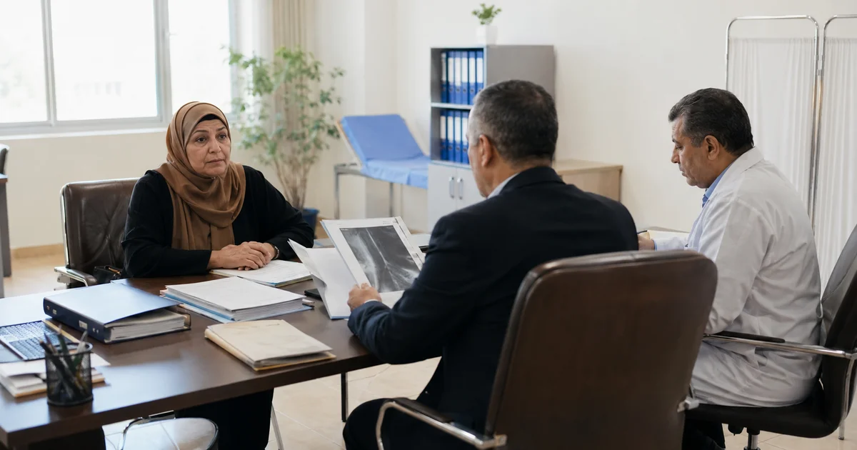 عرض التظلم من قرار اللجنة الطبية بالتأمينات على لجنة التحكيم الطبي