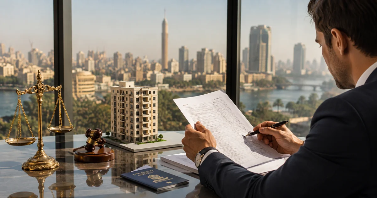 مراجعة مستندات تملك العقار والإقامة العقارية في مصر أمام نموذج عقار وميزان العدالة