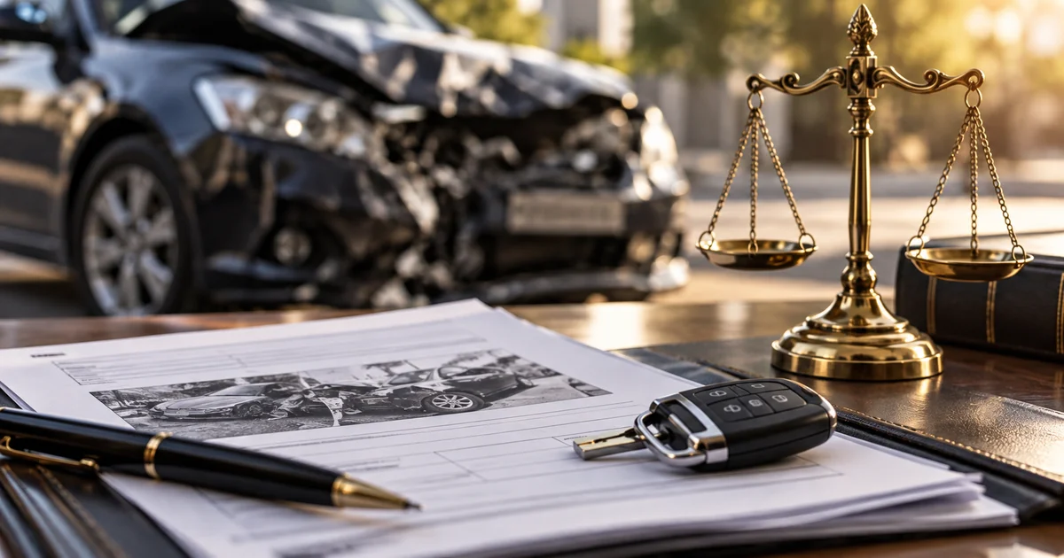 أوراق حادث السيارة والتقرير الفني قبل طلب إخلاء سبيل السائق