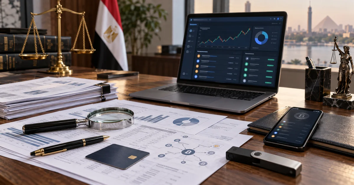مراجعة كشف الحساب وبيانات منصة التداول لإثبات مصدر الأموال من العملات الرقمية