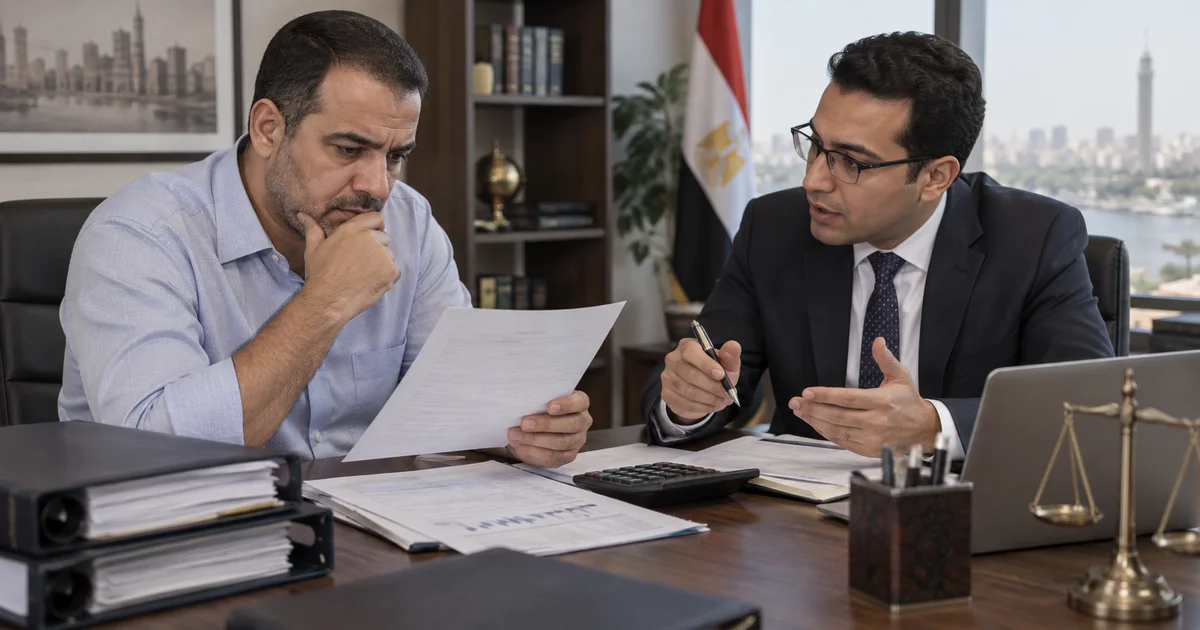 مناقشة الربط التقديري مع مستشار قانوني وتجهيز أسباب الطعن والمستندات المؤيدة