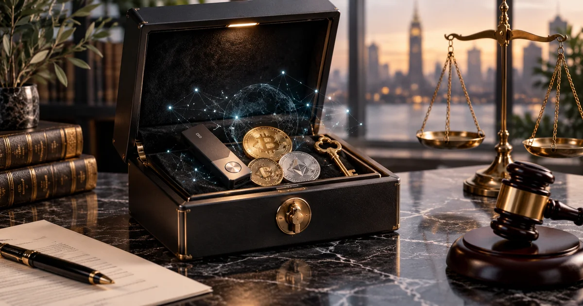 محفظة عملات رقمية ضمن التركة وحقوق الورثة