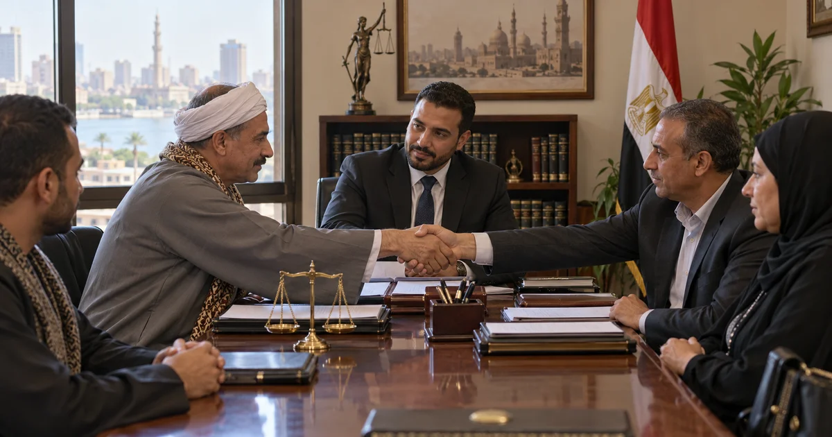 التصالح في القتل الخطأ بين أطراف القضية بحضور محامٍ