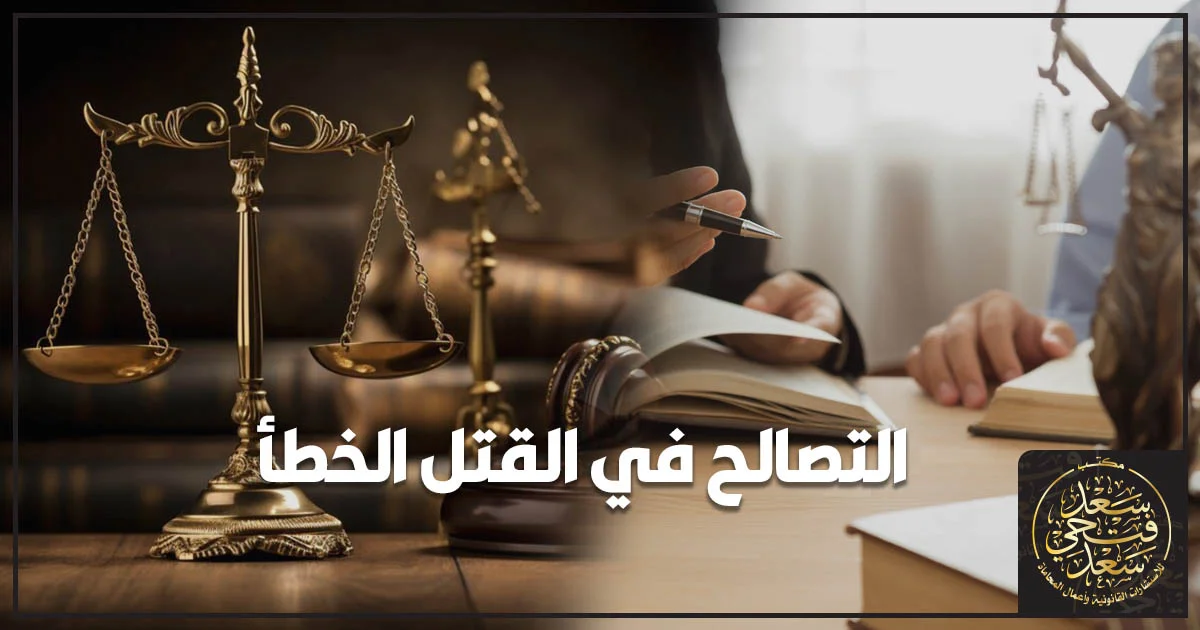 التصالح في القتل الخطأ في مصر وأثر الصلح على الدعوى الجنائية والحكم