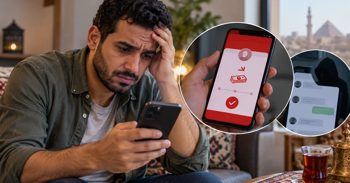 شخص تعرض للنصب عن طريق فودافون كاش بعد تحويل الأموال عبر الهاتف