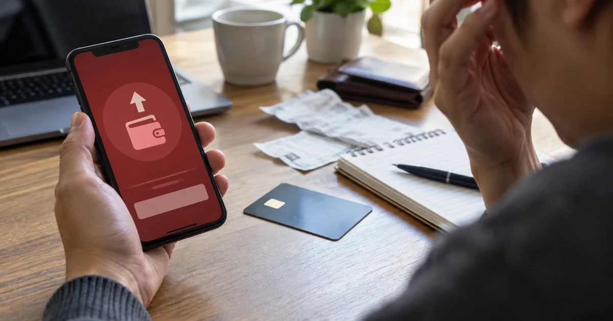 هاتف يعرض تحويل محفظة إلكترونية مع مستندات مرتبطة بإثبات النصب عن طريق فودافون كاش