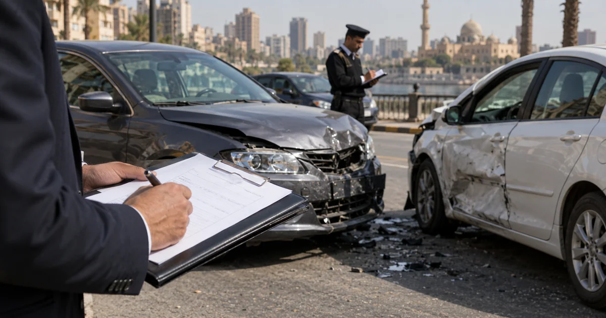 حادث سيارة يخضع للتحقيق في قضية قتل خطأ والتصالح القانوني