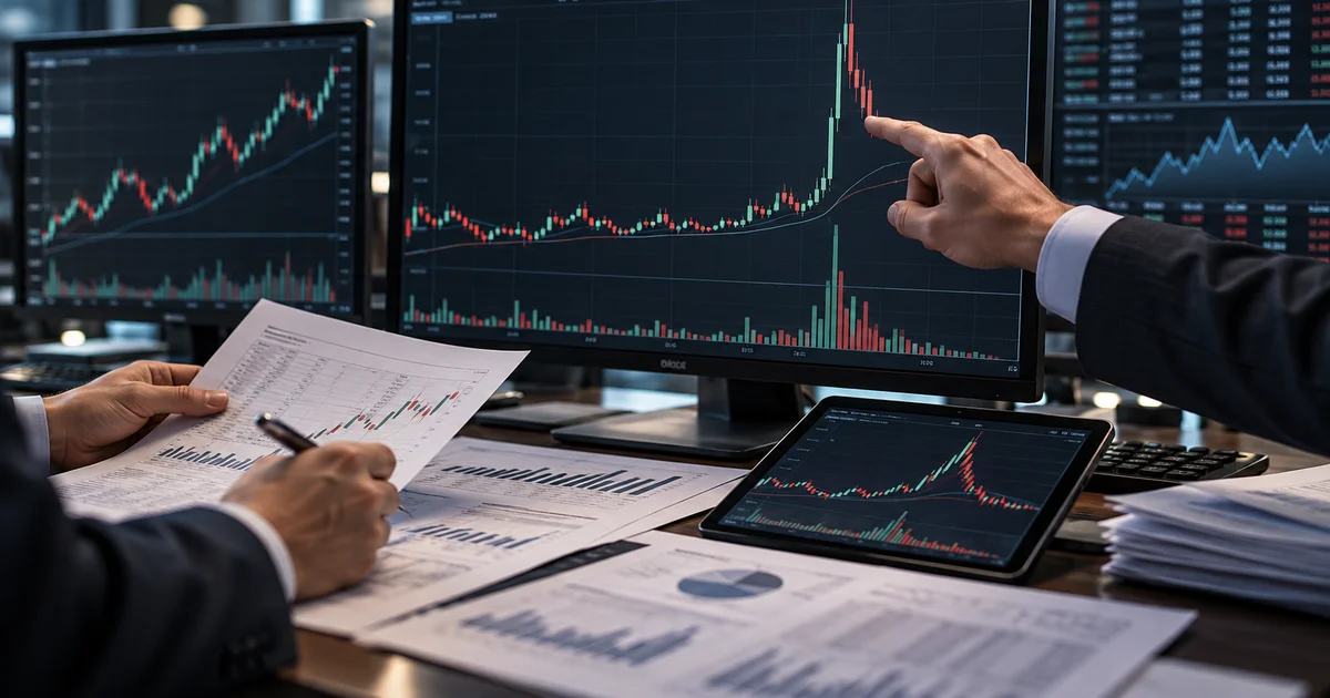 فحص حركة السعر والأوامر في جريمة التلاعب في سوق المال